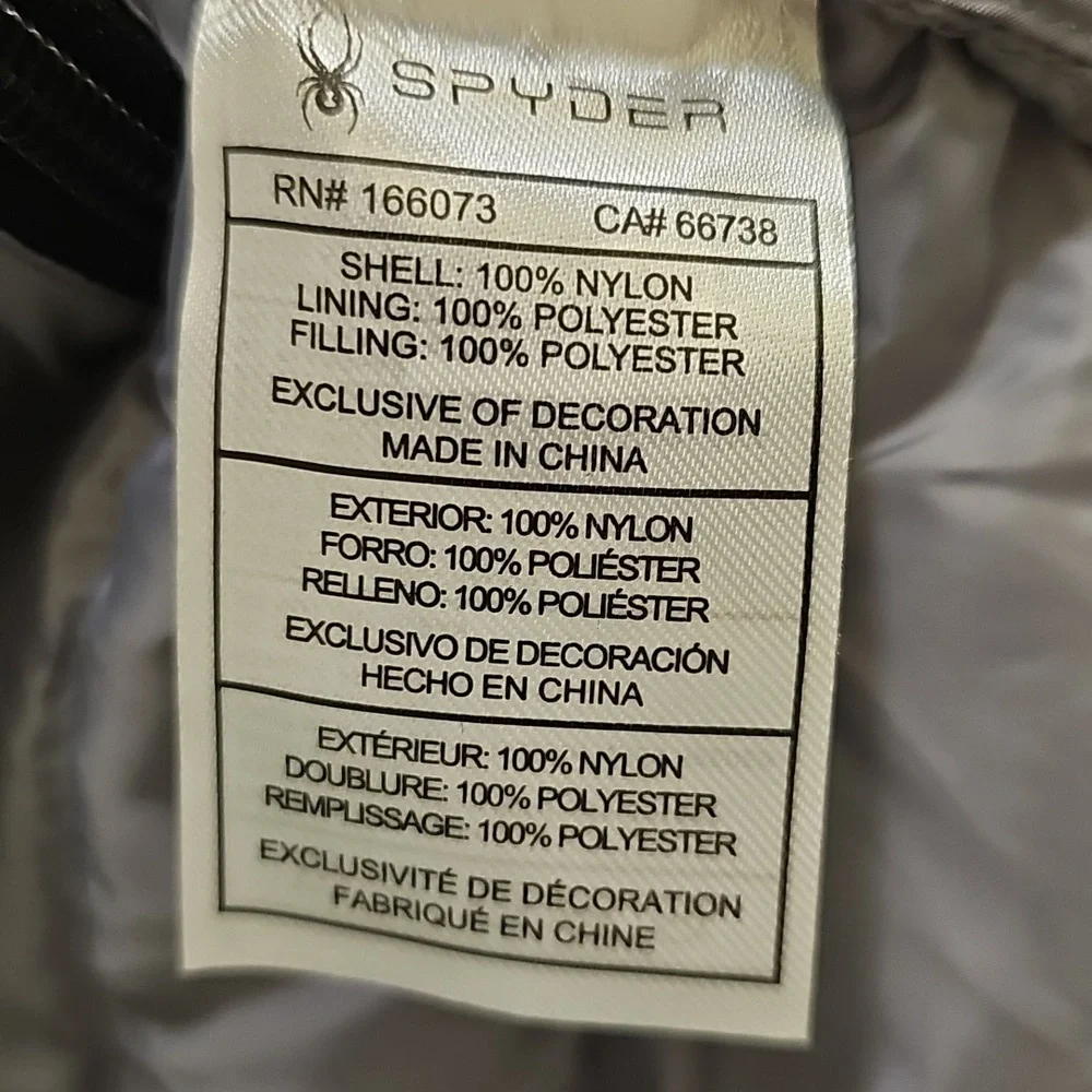 Spyder Men's Hooded Puffer Packable Jacket In 'Electric Blue'. NWT. - Picture 7 of 11